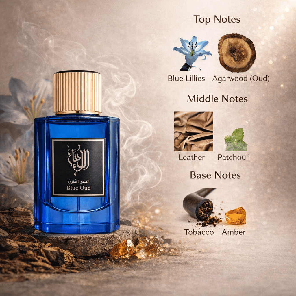 Ibraheem Al Qurashi Blue Oud Eau De Parfum For Unisex