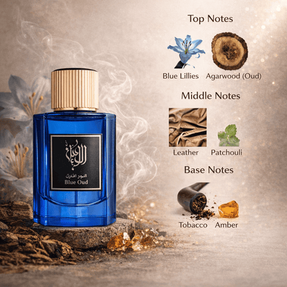 Ibraheem Al Qurashi Blue Oud Eau De Parfum For Unisex